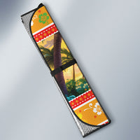 Hawaii Volcano Christmas Auto Sun Shade Have An Explosive Christmas LT05 - Polynesian Pride
