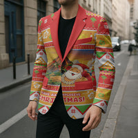 Hawaii Volcano Christmas Blazer Have An Explosive Christmas LT05 - Polynesian Pride