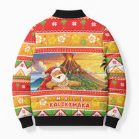 Hawaii Volcano Christmas Bomber Puffer Jacket Have An Explosive Christmas LT05 - Polynesian Pride