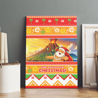 Hawaii Volcano Christmas Canvas Wall Art Have An Explosive Christmas LT05 - Polynesian Pride