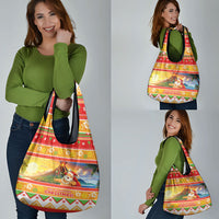 Hawaii Volcano Christmas Grocery Bag Have An Explosive Christmas LT05 - Polynesian Pride