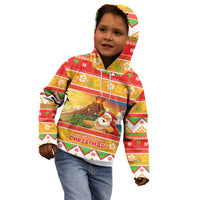 Hawaii Volcano Christmas Kid Hoodie Have An Explosive Christmas LT05 - Polynesian Pride