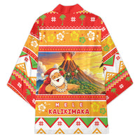 Hawaii Volcano Christmas Kimono Have An Explosive Christmas LT05 - Polynesian Pride