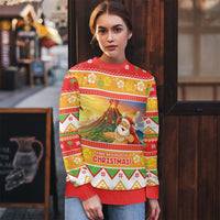 Hawaii Volcano Christmas Ugly Christmas Sweater Have An Explosive Christmas LT05 - Polynesian Pride