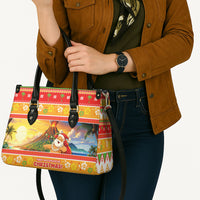 Hawaii Volcano Christmas Leather Bag Have An Explosive Christmas LT05 - Polynesian Pride