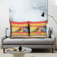 Hawaii Volcano Christmas Pillow Cover Have An Explosive Christmas LT05 - Polynesian Pride