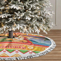 Hawaii Volcano Christmas Tree Skirt Have An Explosive Christmas LT05 - Polynesian Pride