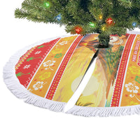 Hawaii Volcano Christmas Tree Skirt Have An Explosive Christmas LT05 - Polynesian Pride