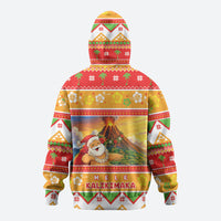 Hawaii Volcano Christmas Zip Hoodie Have An Explosive Christmas LT05 - Polynesian Pride
