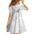 Lung Cancer Awareness Family Matching Off Shoulder Maxi Dress and Hawaiian Shirt Never Give Up Polynesian Style LT05 - Polynesian Pride