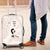 Lung Cancer Awareness Luggage Cover Never Give Up Polynesian Style LT05 White - Polynesian Pride