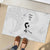 Lung Cancer Awareness Rubber Doormat Never Give Up Polynesian Style LT05 - Polynesian Pride