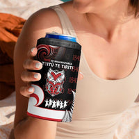 Aotearoa Toitu He Whakaputanga 4 in 1 Can Cooler Tumbler Toitu Te Tiriti O Waitangi LT05 - Polynesian Pride