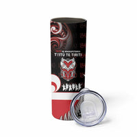 Aotearoa Toitu He Whakaputanga Skinny Tumbler Toitu Te Tiriti O Waitangi LT05 - Polynesian Pride
