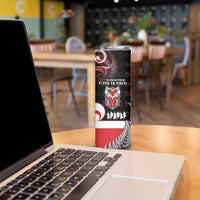 Aotearoa Toitu He Whakaputanga Skinny Tumbler Toitu Te Tiriti O Waitangi LT05 - Polynesian Pride