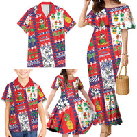 Wallis And Futuna Christmas Family Matching Mermaid Dress and Hawaiian Shirt Festive Beach Vibes LT05 - Polynesian Pride