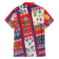 Wallis And Futuna Christmas Family Matching Off The Shoulder Long Sleeve Dress and Hawaiian Shirt Festive Beach Vibes LT05 - Polynesian Pride