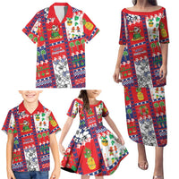 Wallis And Futuna Christmas Family Matching Puletasi and Hawaiian Shirt Festive Beach Vibes LT05 - Polynesian Pride