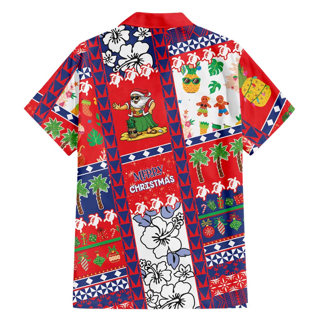 Wallis And Futuna Christmas Family Matching Summer Maxi Dress and Hawaiian Shirt Festive Beach Vibes LT05 - Polynesian Pride