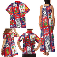 Wallis And Futuna Christmas Family Matching Tank Maxi Dress and Hawaiian Shirt Festive Beach Vibes LT05 - Polynesian Pride