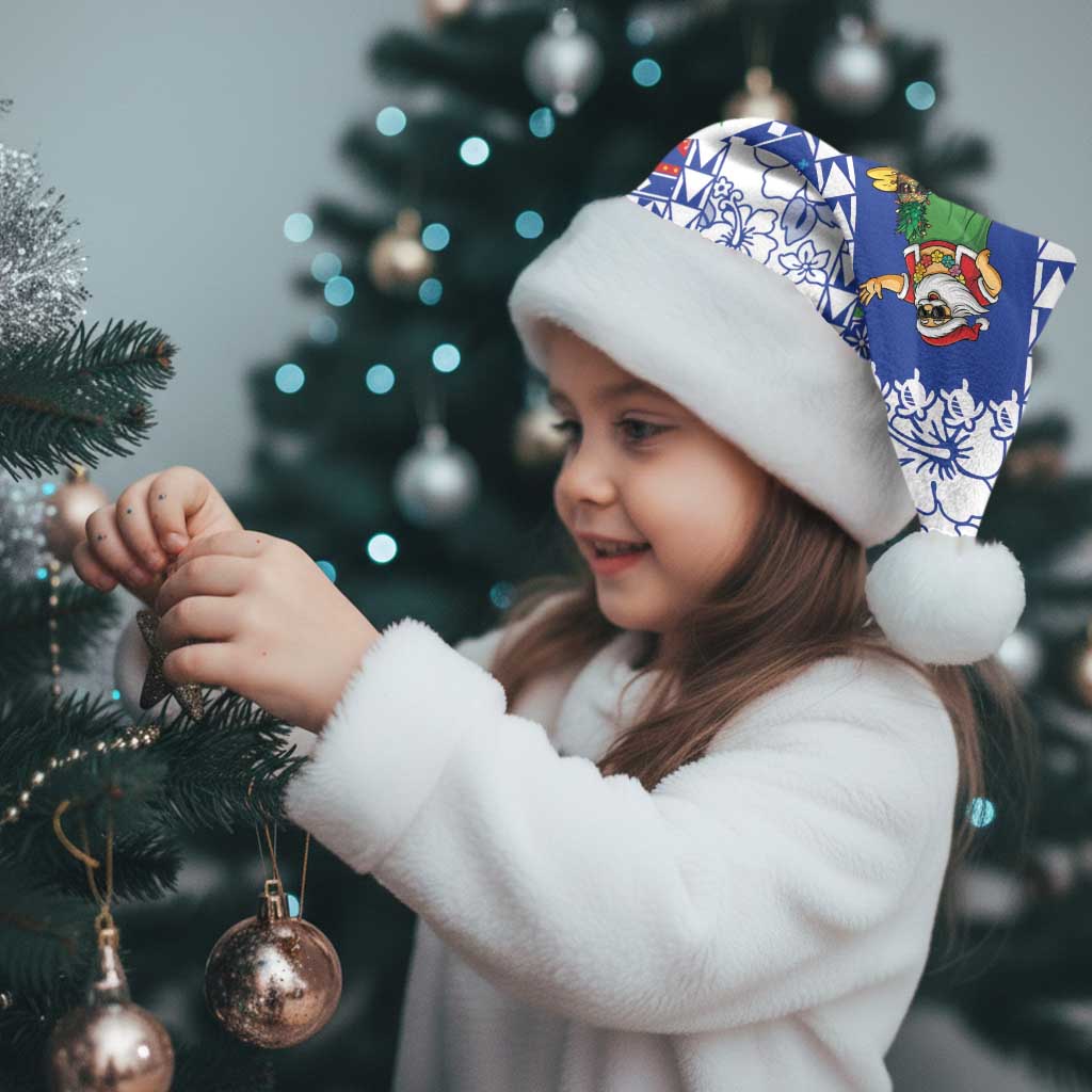 Northern Mariana Islands Christmas Santa Hat Festive Beach Vibes - Polynesian Pride