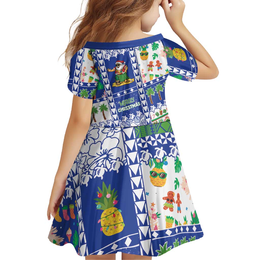 Northern Mariana Islands Christmas Family Matching Off The Shoulder Long Sleeve Dress and Hawaiian Shirt Festive Beach Vibes LT05 - Polynesian Pride