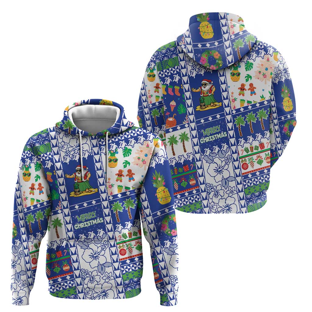 Northern Mariana Islands Christmas Hoodie Festive Beach Vibes - Polynesian Pride