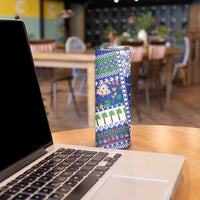 Northern Mariana Islands Christmas Skinny Tumbler Festive Beach Vibes - Polynesian Pride