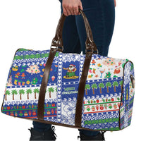 Northern Mariana Islands Christmas Travel Bag Festive Beach Vibes - Polynesian Pride