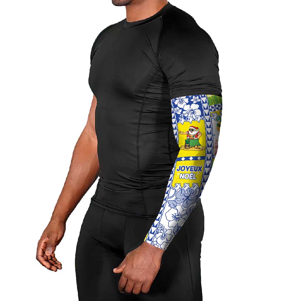 New Caledonia Christmas Arm Sleeves Festive Beach Vibes - Polynesian Pride