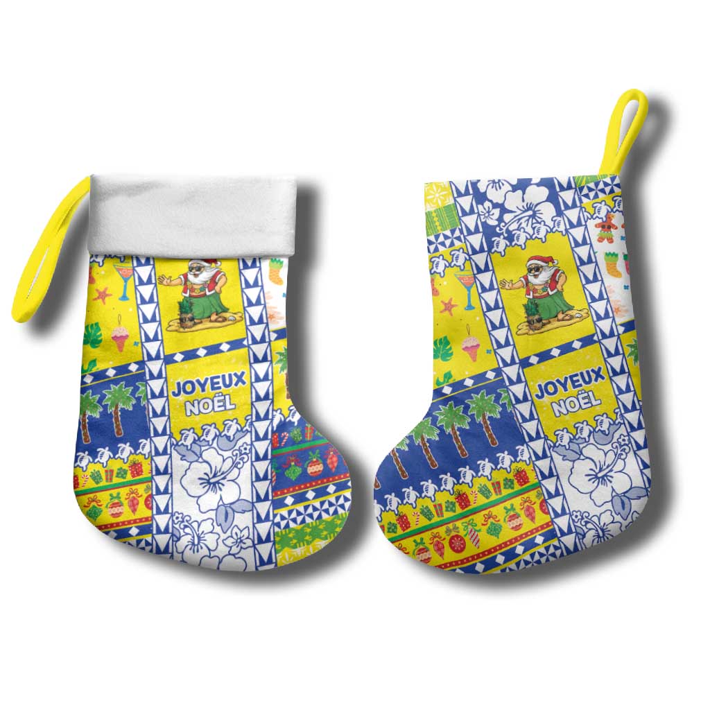 New Caledonia Christmas Stocking Festive Beach Vibes - Polynesian Pride