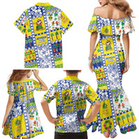 New Caledonia Christmas Family Matching Mermaid Dress and Hawaiian Shirt Festive Beach Vibes LT05 - Polynesian Pride