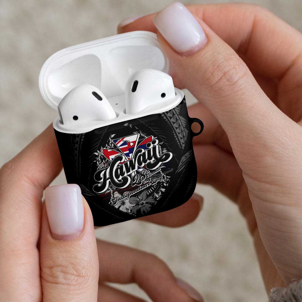 Hawaii November 28th AirPods Case Kanaka Maoli Tribal Pattern - Polynesian Pride