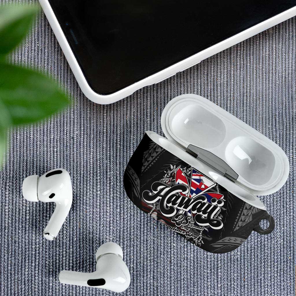 Hawaii November 28th AirPods Case Kanaka Maoli Tribal Pattern - Polynesian Pride