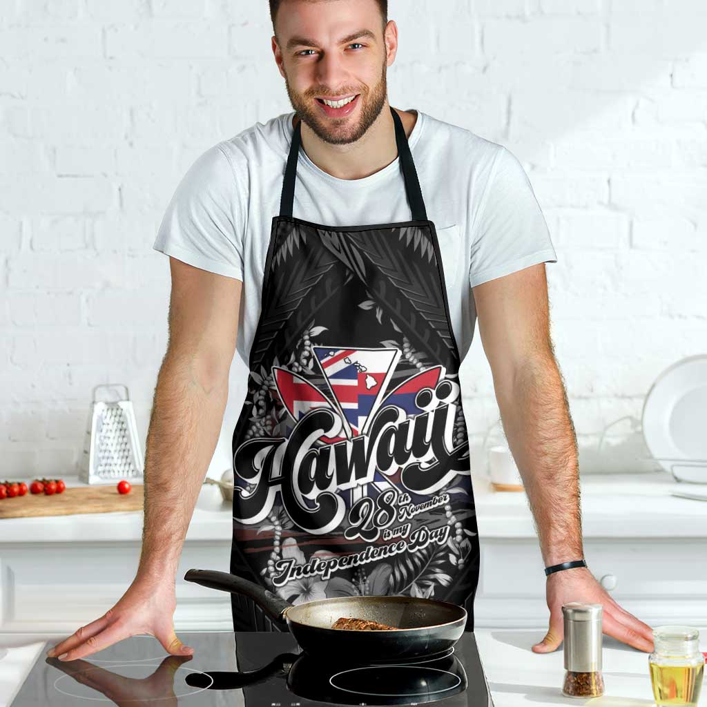 Hawaii November 28th Apron Kanaka Maoli Tribal Pattern - Polynesian Pride