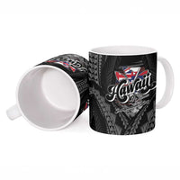 Hawaii November 28th Ceramic Mug Kanaka Maoli Tribal Pattern - Polynesian Pride