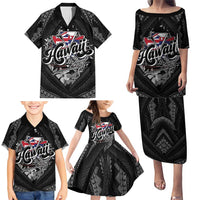 Hawaii November 28th Family Matching Puletasi and Hawaiian Shirt Kanaka Maoli Tribal Pattern - Polynesian Pride