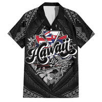 Hawaii November 28th Family Matching Puletasi and Hawaiian Shirt Kanaka Maoli Tribal Pattern - Polynesian Pride