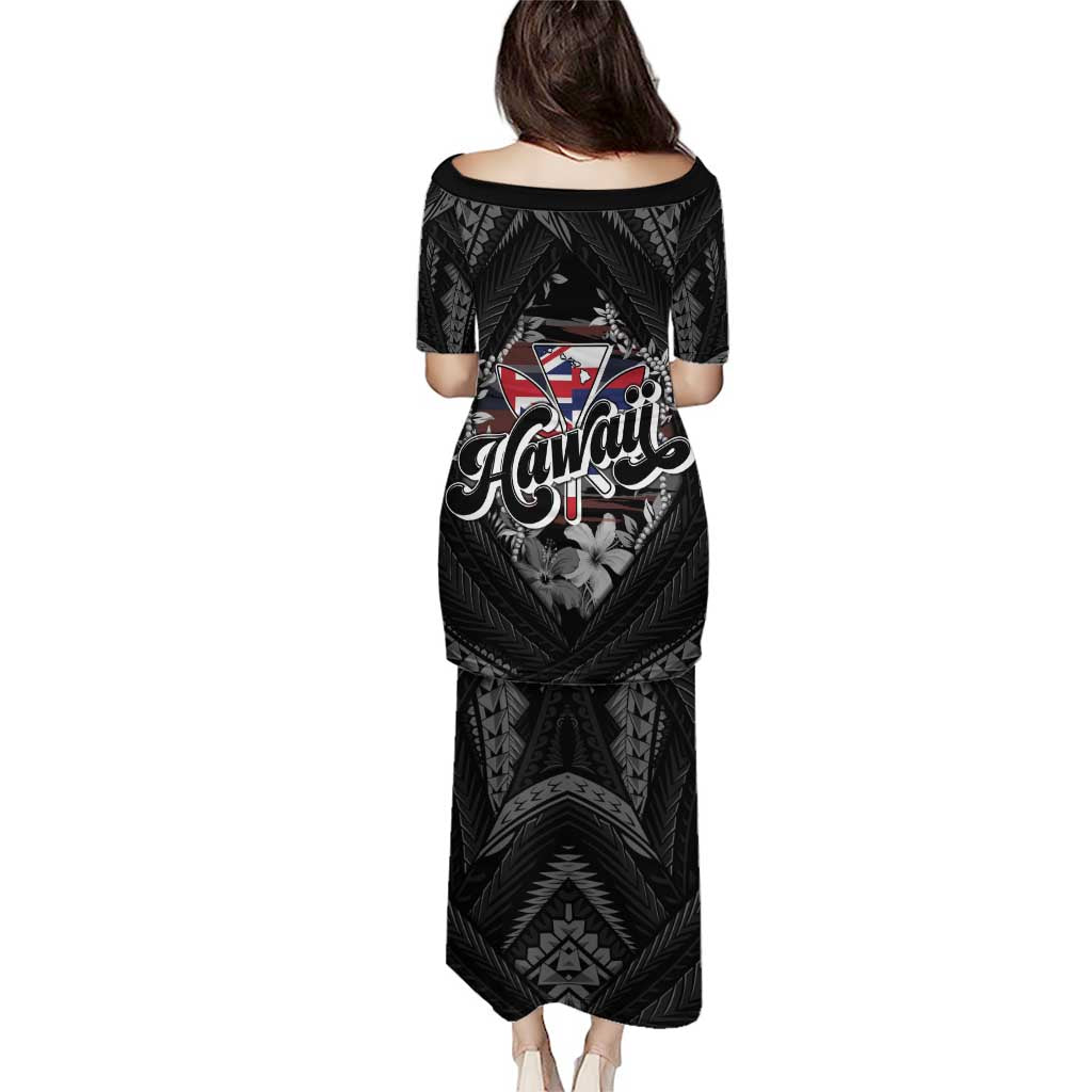 Hawaii November 28th Family Matching Puletasi and Hawaiian Shirt Kanaka Maoli Tribal Pattern - Polynesian Pride