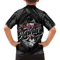 Hawaii November 28th Family Matching Summer Maxi Dress and Hawaiian Shirt Kanaka Maoli Tribal Pattern LT05 - Polynesian Pride
