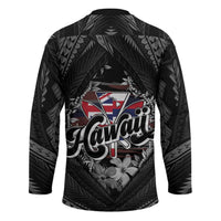 Hawaii November 28th Hockey Jersey Kanaka Maoli Tribal Pattern - Polynesian Pride