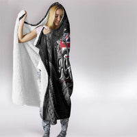 Hawaii November 28th Hooded Blanket Kanaka Maoli Tribal Pattern - Polynesian Pride