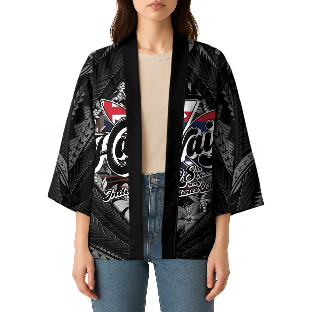 Hawaii November 28th Kimono Kanaka Maoli Tribal Pattern - Polynesian Pride