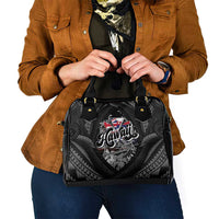Hawaii November 28th Shoulder Handbag Kanaka Maoli Tribal Pattern - Polynesian Pride