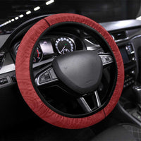 Puerto Rico Coqui Frog Steering Wheel Cover Tropical Flowers Polynesian Style - Polynesian Pride