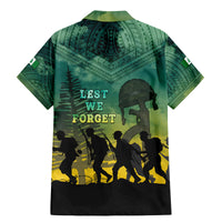 Norfolk Island ANZAC Day Family Matching Mermaid Dress and Hawaiian Shirt Lest We Forget LT05 - Polynesian Pride