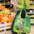 Hawaii Saint Patrick's Day Grocery Bag Funny Surfing Leprechaun