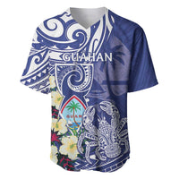 Personalised Hafa Adai Guam Baseball Jersey Latte Stone With Coconut Crab