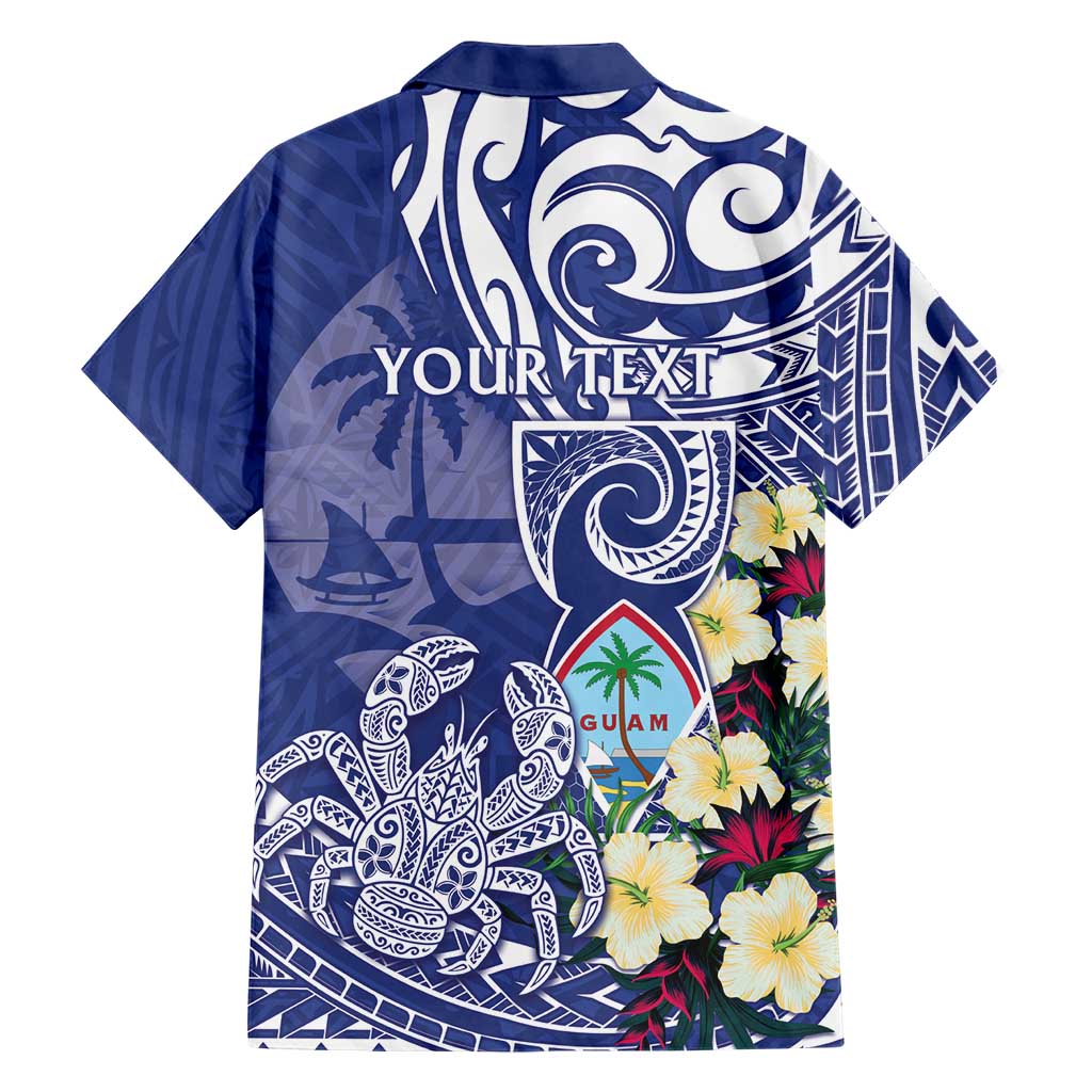 Personalised Hafa Adai Guam Family Matching Tank Maxi Dress and Hawaiian Shirt Latte Stone With Coconut Crab LT05 - Polynesian Pride