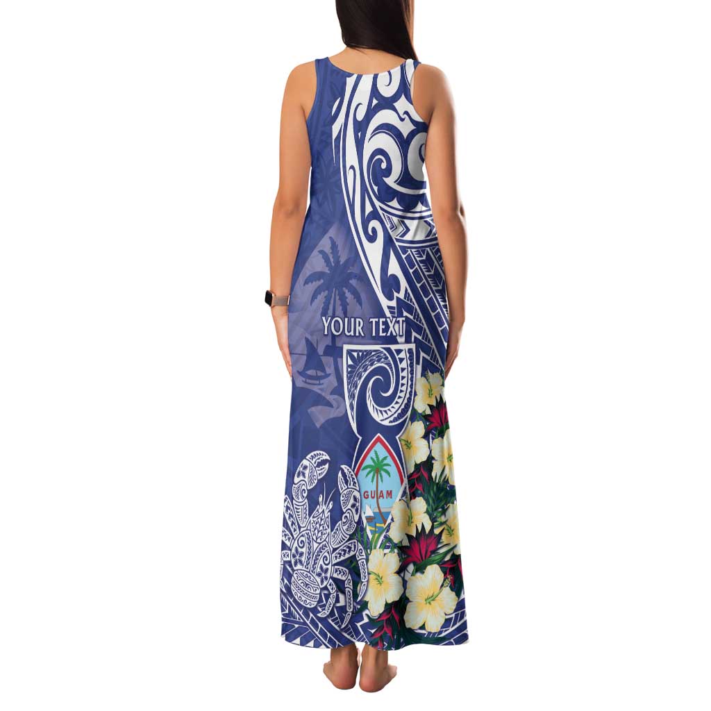 Personalised Hafa Adai Guam Family Matching Tank Maxi Dress and Hawaiian Shirt Latte Stone With Coconut Crab LT05 - Polynesian Pride
